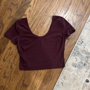 Lululemon Align Burgundy Women's Crop size 6